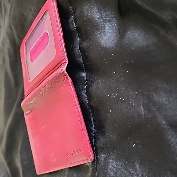 Burberry Leather Card Wallet Red - Picture 8 of 13